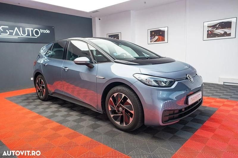 Culoarealbastru Utilizat 2021 VW ID.3 Pro Performance Hatchback | 21.995 EUR (Preț OK) - Imagine 1/4