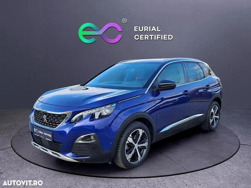 Culoarealbastru Utilizat 2019 Peugeot 3008 GT-line SUV | 17.990 EUR (Preț OK) - Imagine 1/4