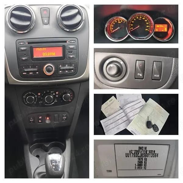 Second-hand Dacia Logan MCV Lauréate 90 CP (66 kW) 2016 Argintiu Break