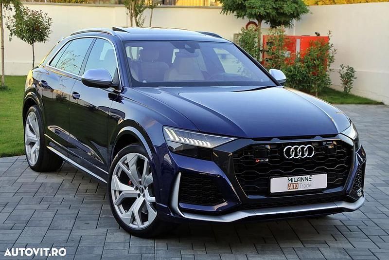 Culoarealbastru Utilizat 2020 Audi RS Q8 Comfort SUV | 83.000 EUR - Imagine 1/4