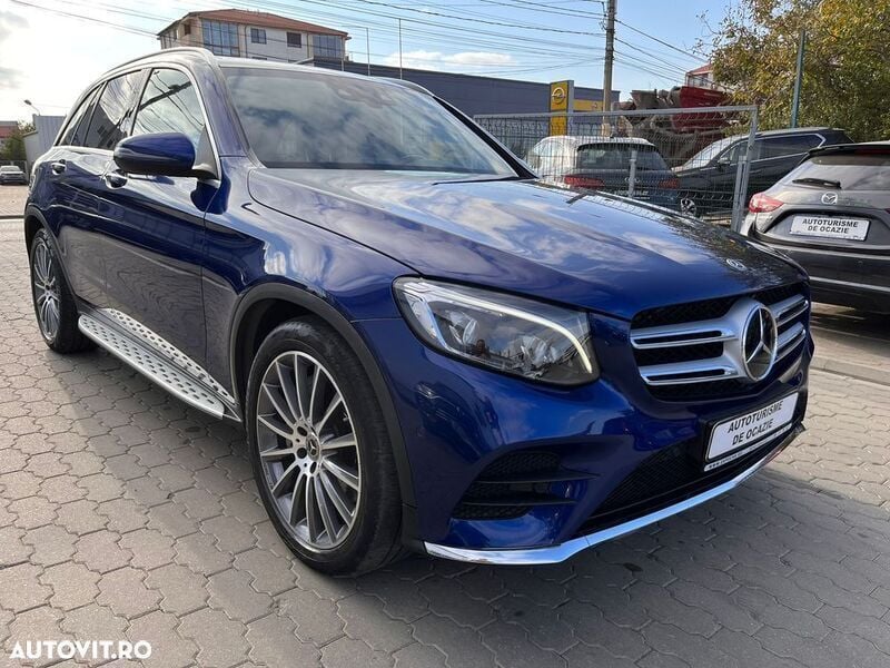 Albastru Utilizat 2018 Mercedes GLC250 SUV | 33.453 EUR (Scump) - Imagine 1/4