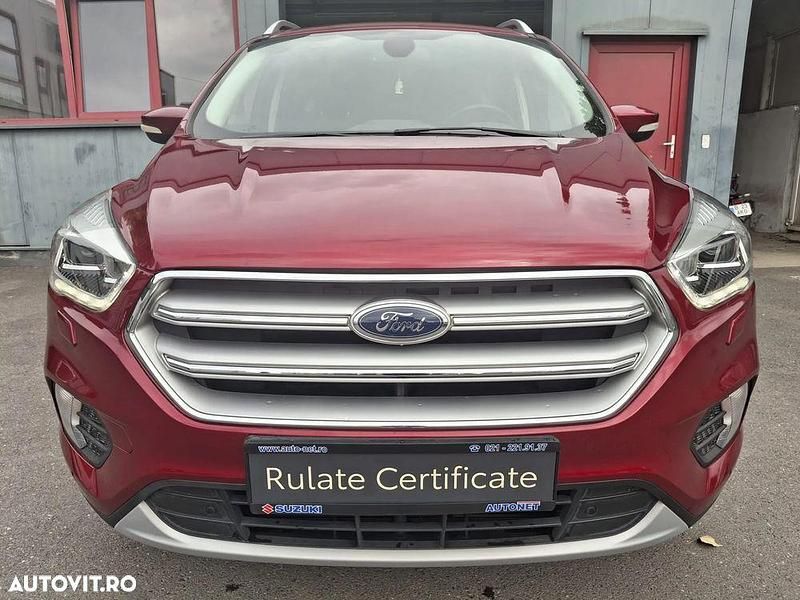 Rosu Utilizat 2017 Ford Kuga Titanium SUV | 15.550 EUR (Preț OK) - Imagine 1/4