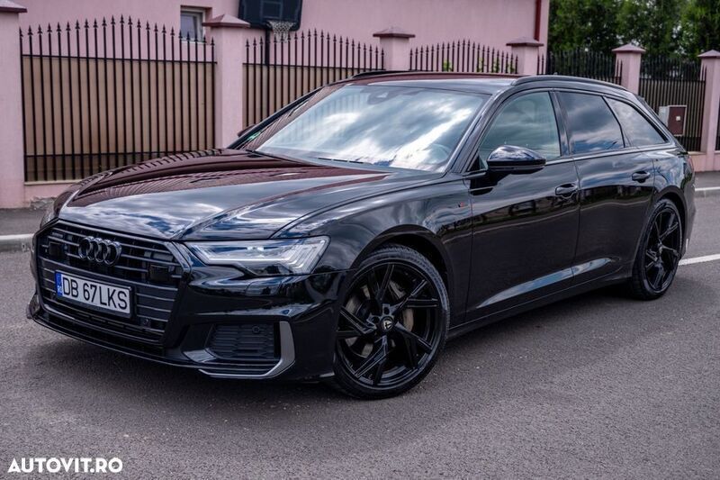 Negru Utilizat 2019 Audi A6 Sport Break | 27.600 EUR (Preț bun) - Imagine 1/4
