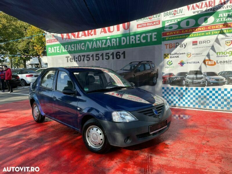 Albastru Utilizat 2006 Dacia Logan Berlinǎ | 1.999 EUR (Preț OK) - Imagine 1/4