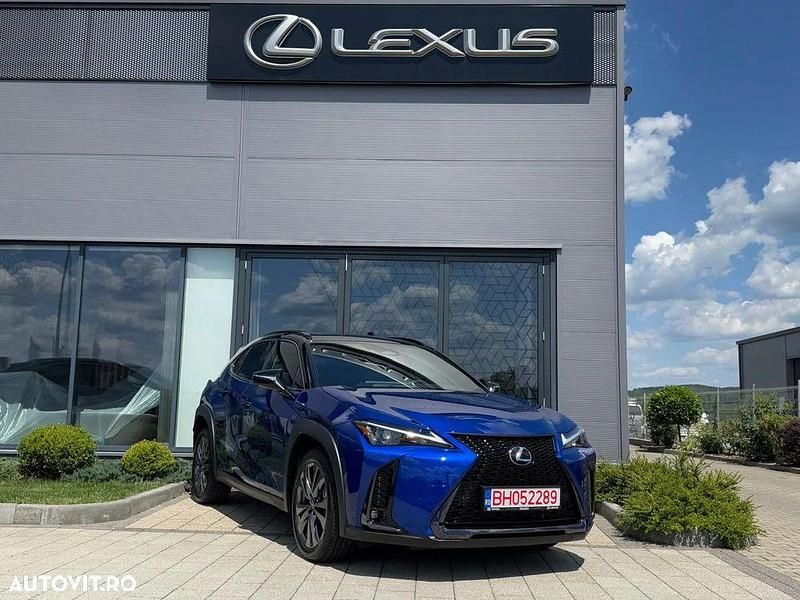 Culoarealbastru Second-hand 2024 Lexus UX 300h Sport Design Packet SUV | 44.950 EUR - Imagine 1/4