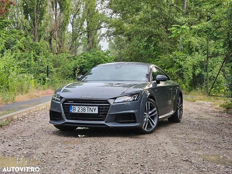 Gri Utilizat 2015 Audi TT S-Line Coupe | 18.999 EUR - Imagine 1/4