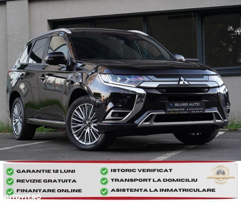 Negru Utilizat 2019 Mitsubishi Outlander P-HEV Top SUV | 20.450 EUR (Puțin scump) - Imagine 1/4