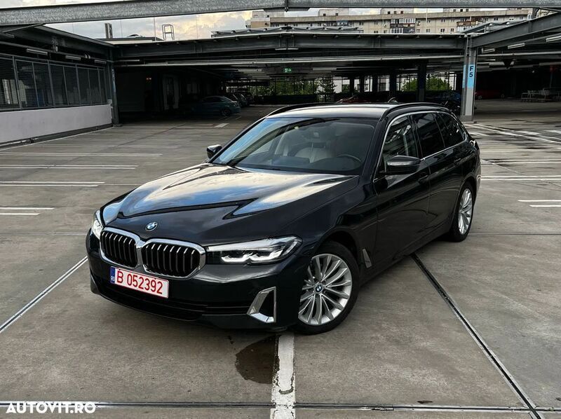 Gri Utilizat 2021 BMW 520 Break | 23.491 EUR (Preț bun) - Imagine 1/4