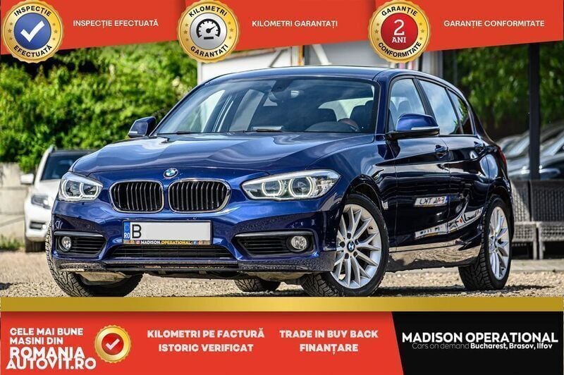 Albastru Utilizat 2016 BMW 118 Urban Line Hatchback | 10.750 EUR (Super Preț) - Imagine 1/4