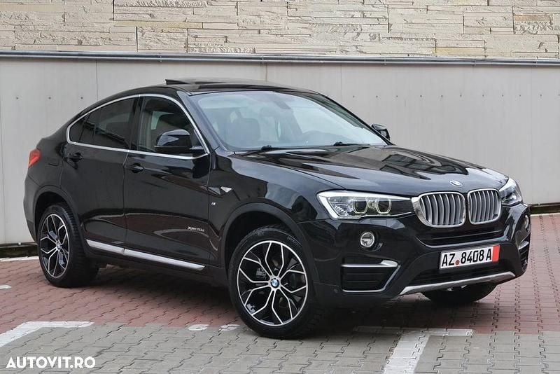 Negru Utilizat 2018 BMW X4 SUV | 22.995 EUR (Preț bun) - Imagine 1/4
