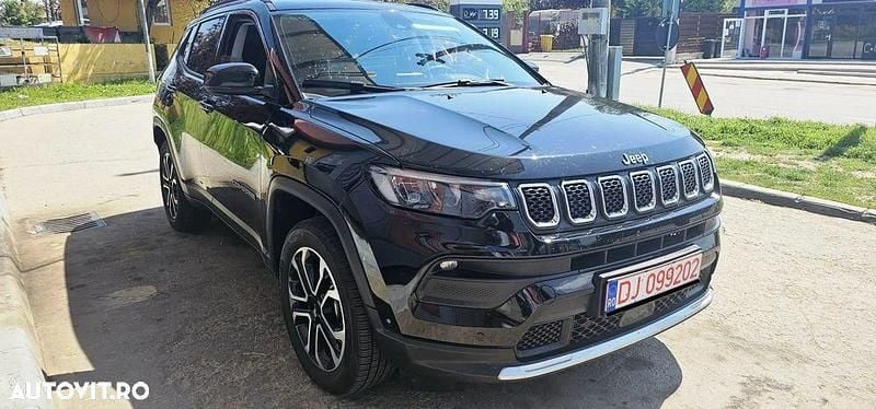 Culoarealbastru Utilizat 2022 Jeep Compass Limited SUV | 22.980 EUR (Preț bun) - Imagine 1/4