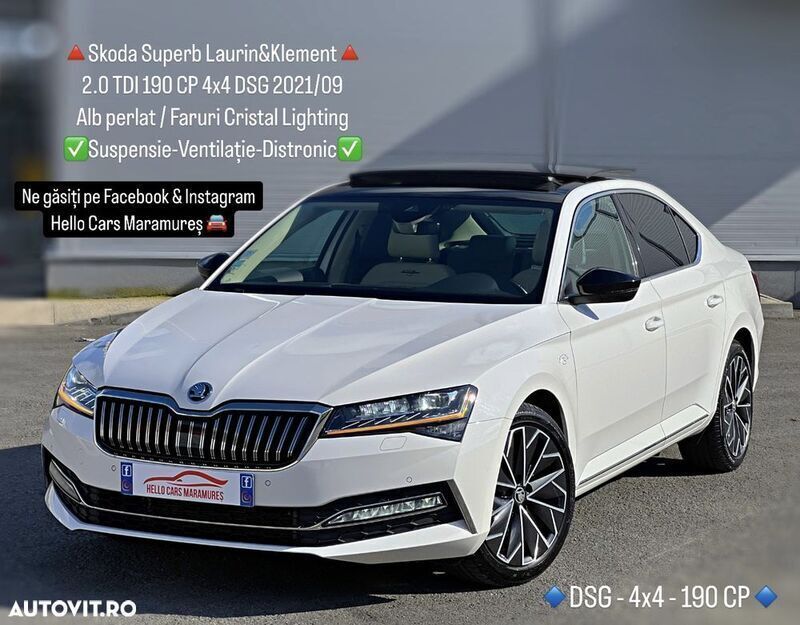 Alb Utilizat 2021 Skoda Superb LAURIN & KLEMENT Berlinǎ | 26.990 EUR (Preț OK) - Imagine 1/4