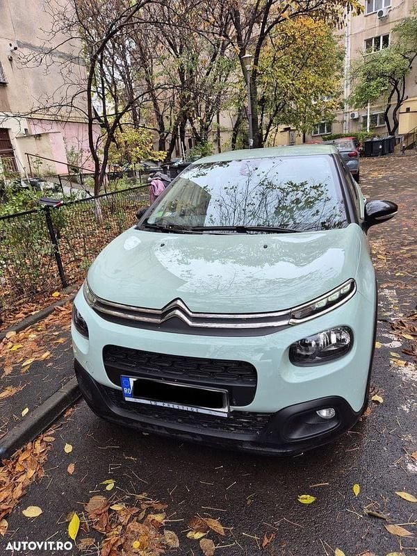 Culoareverde Utilizat 2019 Citroën C3 Feel | 10.999 EUR - Imagine 1/4