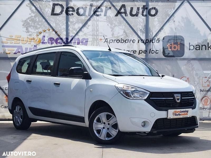 Second-hand Dacia Lodgy Lauréate 115 CP (84 kW) 2019 Alb Monovolum