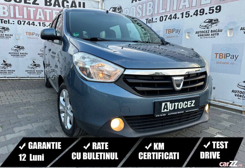 Albastru Utilizat 2014 Dacia Lodgy Prestige Monovolum | 6.950 EUR (Preț OK) - Imagine 1/4