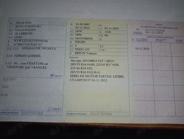 Utilizat 2006 VW Golf V Hatchback | 3.980 EUR (Scump) - Imagine 1/4