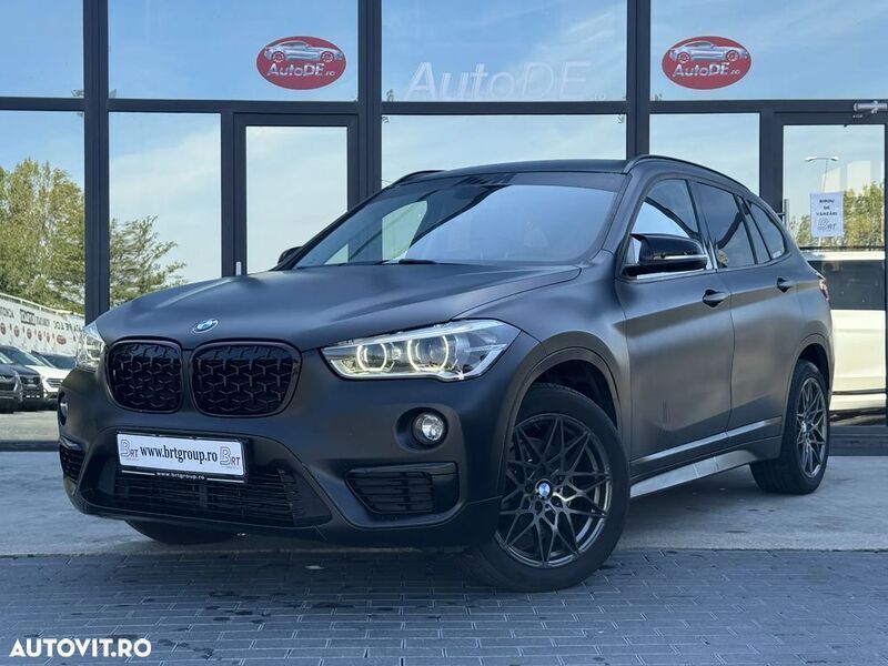 Negru Utilizat 2016 BMW X1 SUV | 11.990 EUR (Super Preț) - Imagine 1/4