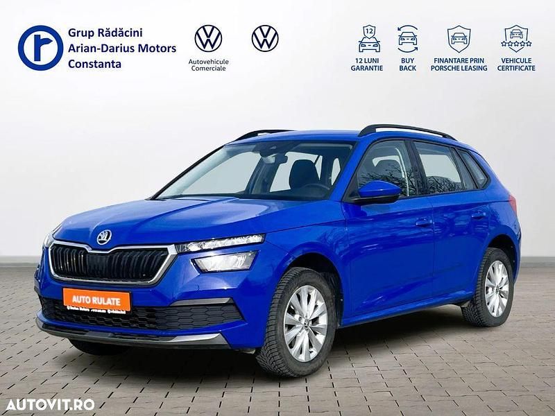 Albastru Utilizat 2021 Skoda Kamiq Ambition SUV | 14.738 EUR (Preț OK) - Imagine 1/4