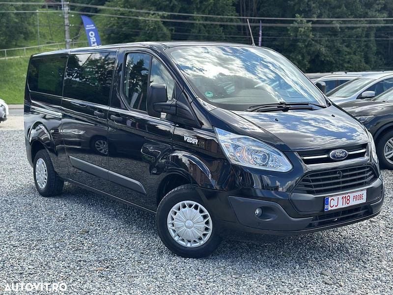 Culoarenegru Utilizat 2013 Ford Transit Custom Trend Monovolum | 11.300 EUR (Puțin scump) - Imagine 1/4
