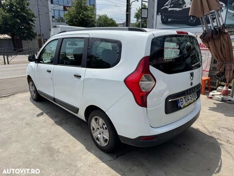 Alb Utilizat 2019 Dacia Lodgy Monovolum | 9.500 EUR (Puțin scump) - Imagine 1/4