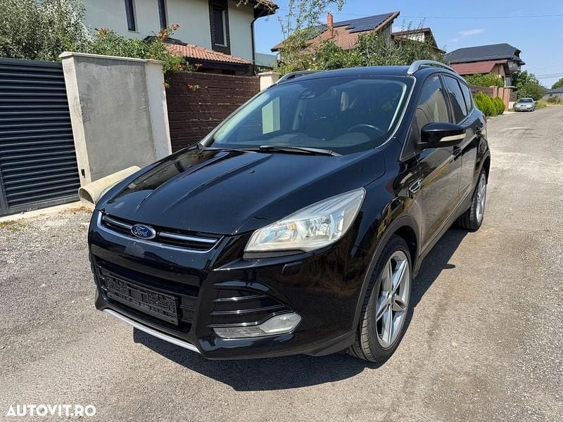 Negru Utilizat 2013 Ford Kuga Titanium SUV | 7.600 EUR (Preț OK) - Imagine 1/4