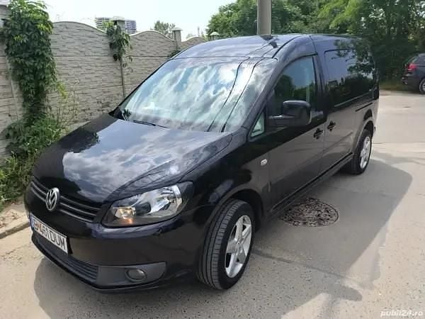 Negru Utilizat 2011 VW Caddy Life Monovolum | 7.500 EUR (Preț OK) - Imagine 1/4