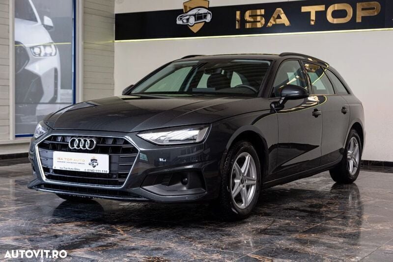 Gri Utilizat 2021 Audi A4 Advanced Break | 18.029 EUR (Preț OK) - Imagine 1/4