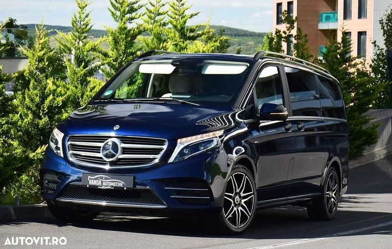 Culoarealbastru Utilizat 2018 Mercedes V250 Avantgarde Edition Monovolum | 38.962 EUR (Preț OK) - Imagine 1/4