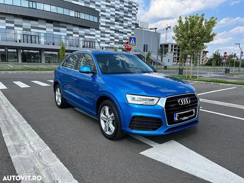 Second-hand Audi Q3 S-Line 149 CP (109 kW) 2016 Culoarealbastru SUV