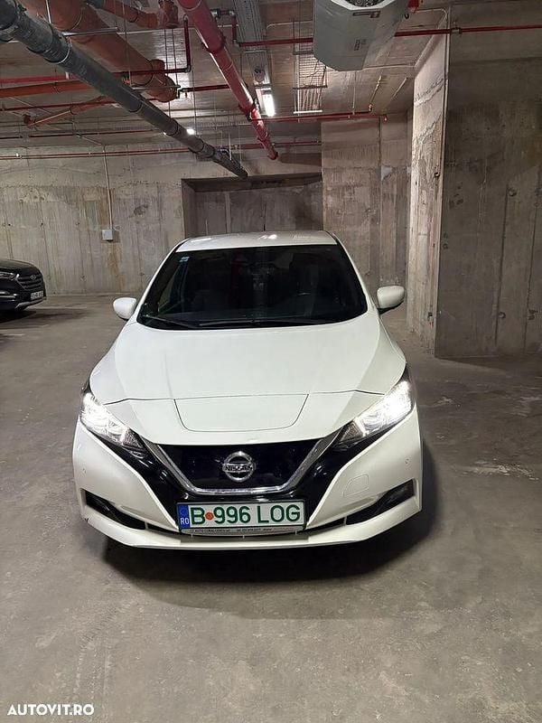 Culoarealb Second-hand 2019 Nissan Leaf N-Connecta Hatchback | 11.500 EUR (Preț OK) - Imagine 1/4