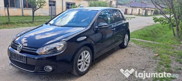 Negru Utilizat 2011 VW Golf VI Highline Hatchback | 6.990 EUR (Preț OK) - Imagine 1/4