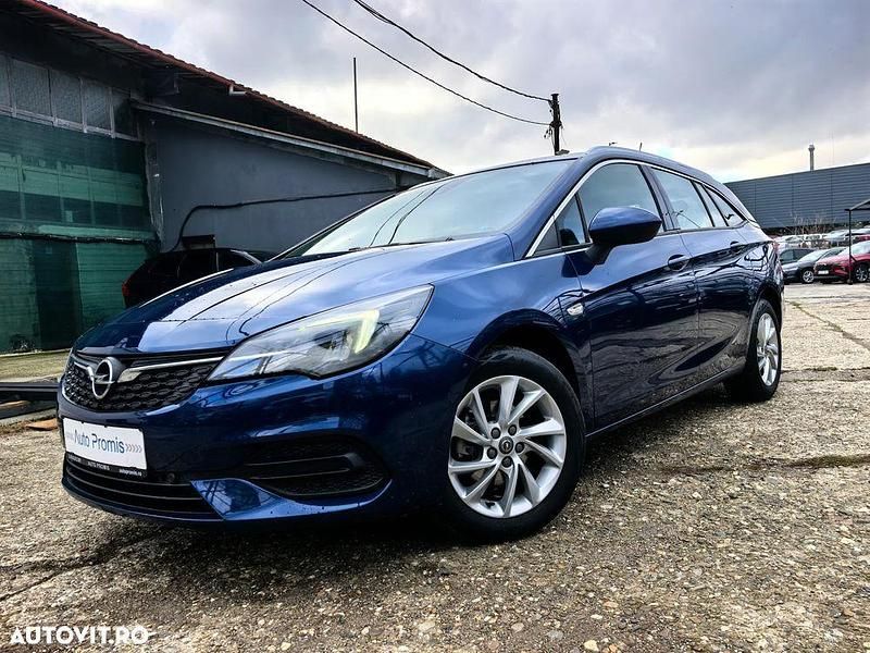 Culoarealbastru Utilizat 2021 Opel Astra Business Elegance Break | 8.999 EUR (Preț OK) - Imagine 1/4