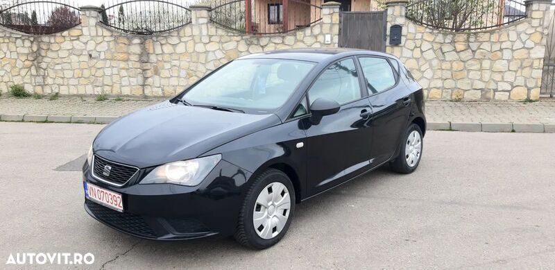 Negru Utilizat 2014 Seat Ibiza Ecomotive Hatchback | 4.000 EUR (Preț bun) - Imagine 1/4