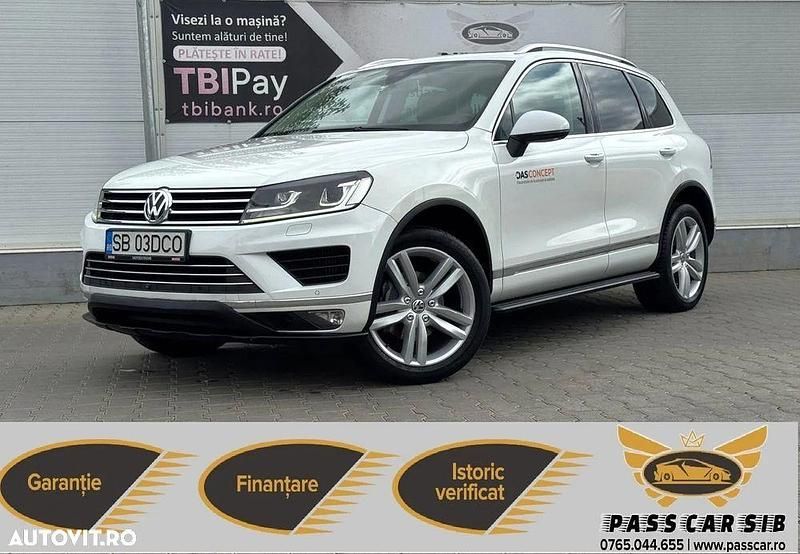Culoarealb Utilizat 2015 VW Touareg Edition SUV | 14.590 EUR (Preț OK) - Imagine 1/4