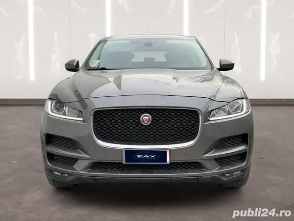 Gri Utilizat 2019 Jaguar F-Pace Prestige SUV | 17.450 EUR (Super Preț) - Imagine 1/4