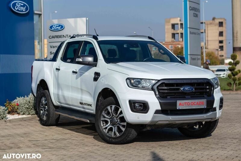 Alb Utilizat 2021 Ford Ranger Wildtrack Pickup | 26.121 EUR (Preț OK) - Imagine 1/4