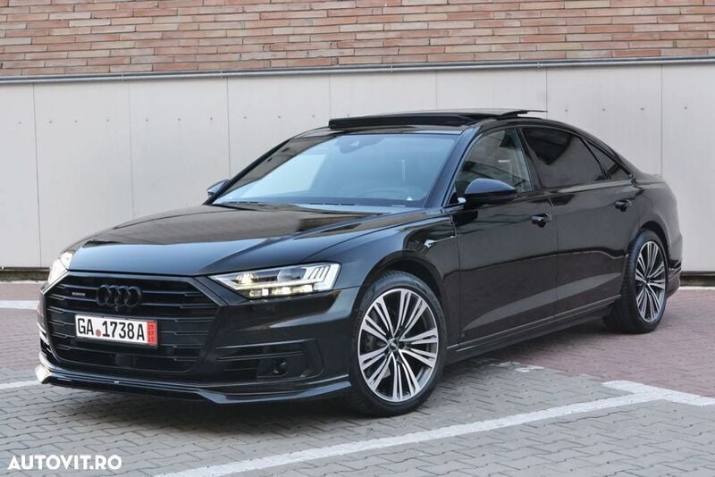 Negru Utilizat 2018 Audi A8L Berlinǎ | 39.500 EUR (Super Preț) - Imagine 1/4