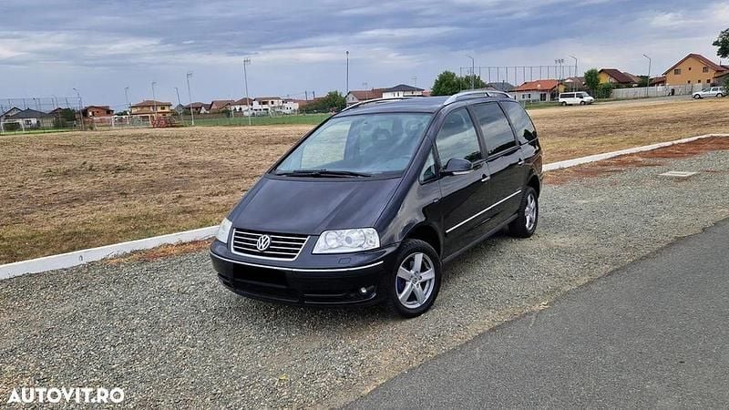 Negru Utilizat 2010 VW Sharan United Monovolum | 4.450 EUR - Imagine 1/4