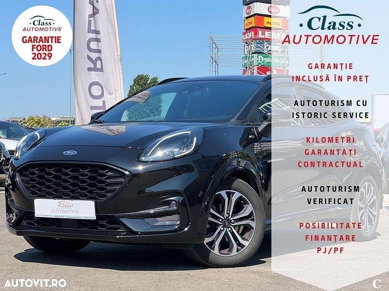 Culoarenegru Utilizat 2022 Ford Puma Gen-E ST-Line SUV | 15.990 EUR (Preț bun) - Imagine 1/4