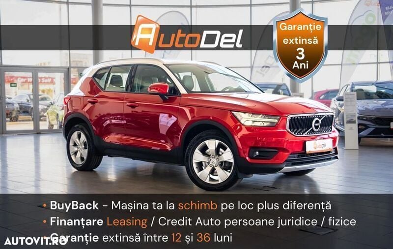Rosu Utilizat 2018 Volvo XC40 Momentum SUV | 23.999 EUR (Preț bun) - Imagine 1/4