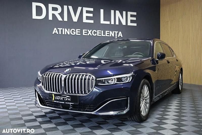 Albastru Utilizat 2020 BMW 740L Comfort Edition Berlinǎ | 56.809 EUR (Preț OK) - Imagine 1/4