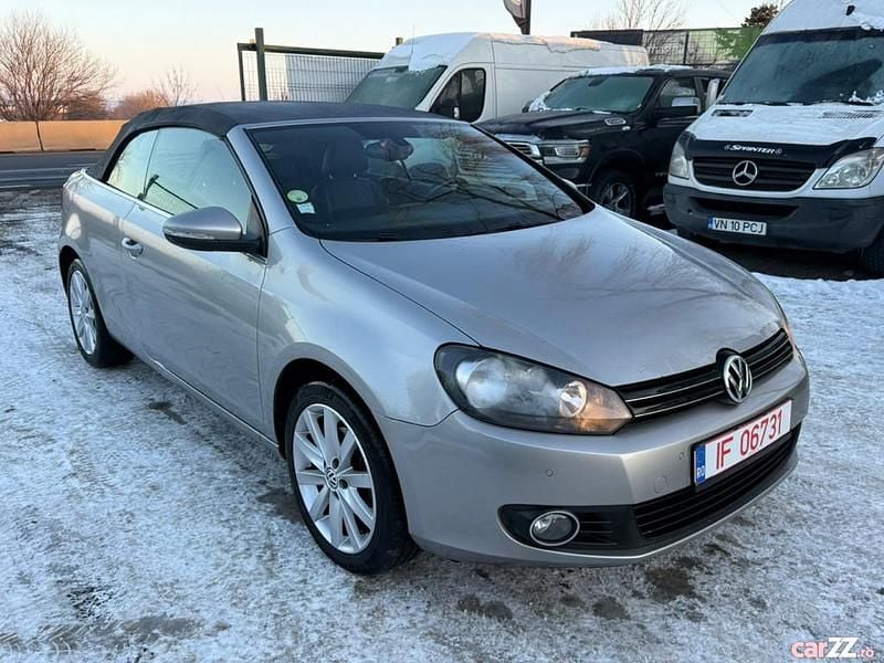 Gri Utilizat 2012 VW Golf VII Cabrio | 5.999 EUR (Preț bun) - Imagine 1/4