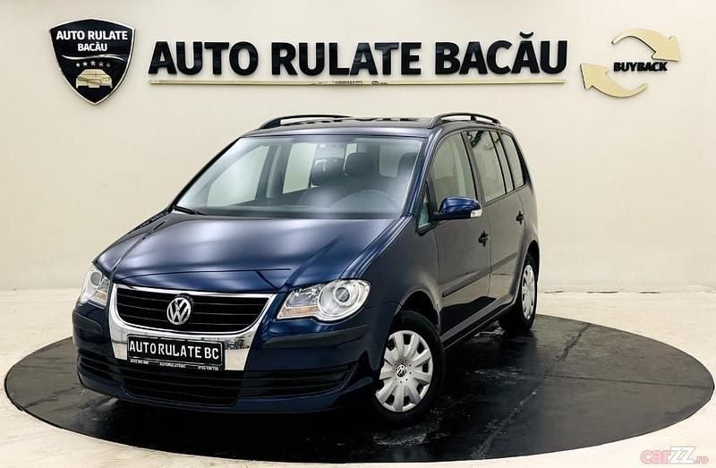 Second-hand VW Touran 105 CP (77 kW) 2007 Culoarealbastru Monovolum