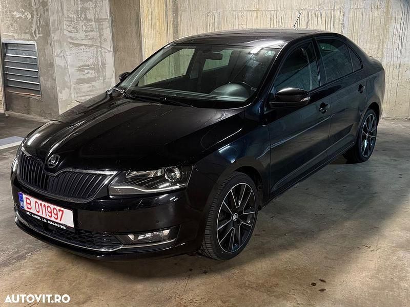 Culoarenegru Utilizat 2018 Skoda Rapid Berlinǎ | 10.200 EUR (Puțin scump) - Imagine 1/4