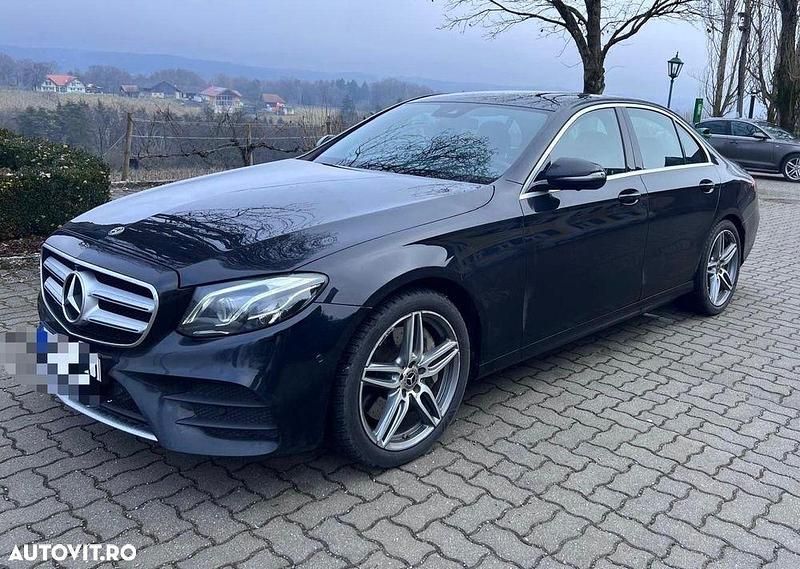 Second-hand Mercedes E350 AMG line 299 CP (219 kW) 2018 Culoarenegru Berlinǎ