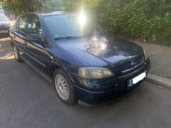 Albastru Utilizat 2003 Opel Astra Hatchback | 800 EUR (Preț bun) - Imagine 1/4