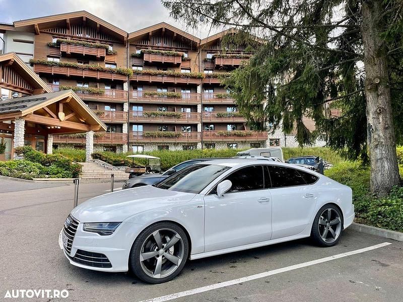 Second-hand Audi A7 S-Line 272 CP (200 kW) 2015 Culoarealb Hatchback