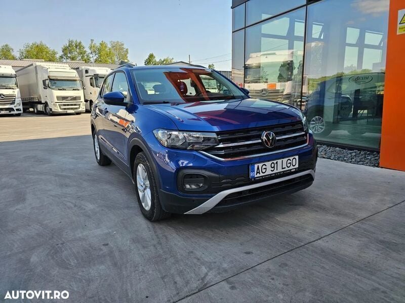 Albastru Utilizat 2023 VW T-Cross Life SUV | 21.538 EUR (Preț OK) - Imagine 1/4