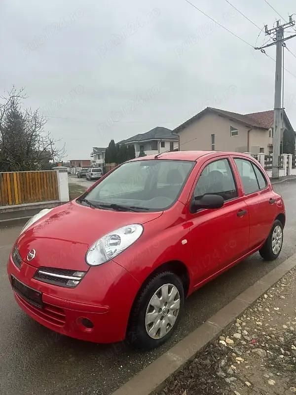 Second-hand Nissan Micra 65 CP (47 kW) 2006 Rosu Monovolum