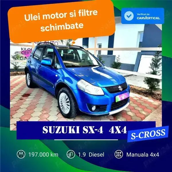 Albastru Utilizat 2006 Suzuki SX4 Hatchback | 4.399 EUR - Imagine 1/4